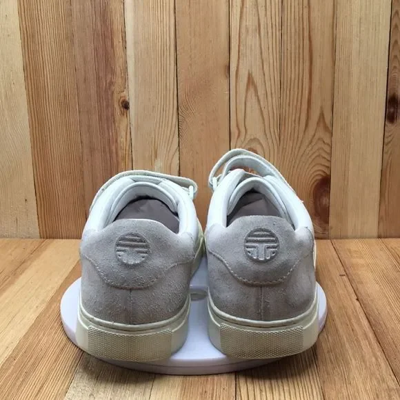Tory Burch Sport Shoes Women Sz 8 Leather White Straps Sneaker Athletic 0565 - Picture 6 of 13